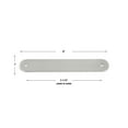 thumbnail image 3 of GlideRite 6" Rounded Backplate 5-1/16" 128mm Center-Center, Satin Nickel, 3 of 3