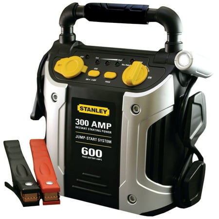 Stanley J309 Jump Starter Peak 600 Amp with LED Light and USB and 12V Ports