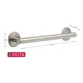 thumbnail image 2 of Delta BathSafety 18" Contemporary Decorative ADA Grab Bar in Stainless, 2 of 2