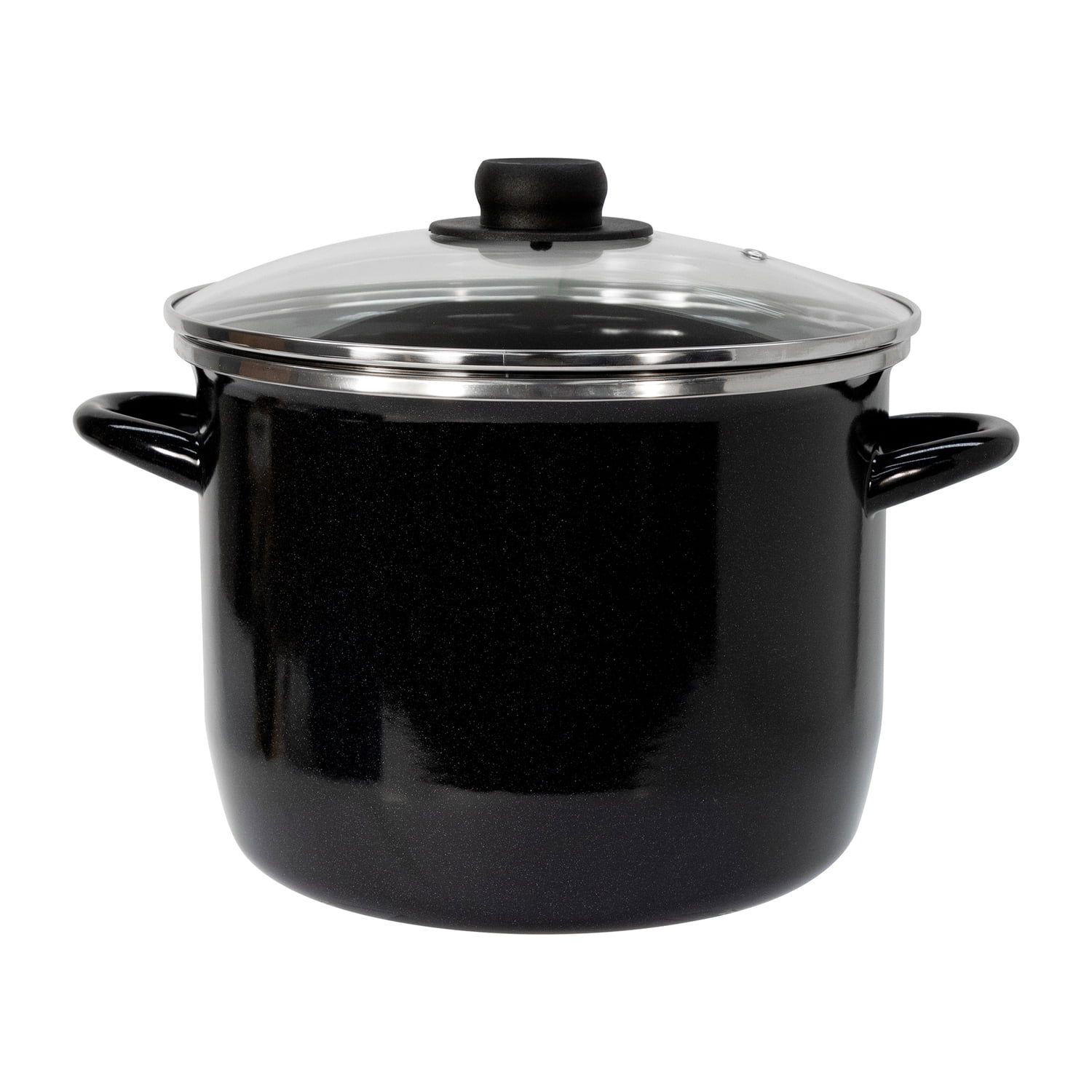 EKCO EOS 8-Qt. Straight Covered Stockpot (Black), 62088