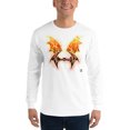 thumbnail image 6 of Bat Doodle Elemental Series: Fire Long Sleeve Shirt, 6 of 11