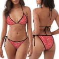 thumbnail image 3 of Fotbe Beef2 Traje de Baño para Mujer de Dos Piezas – Bikini Sexy de Tirantes Tipo Halter con Diseño Triangular, 3 of 6