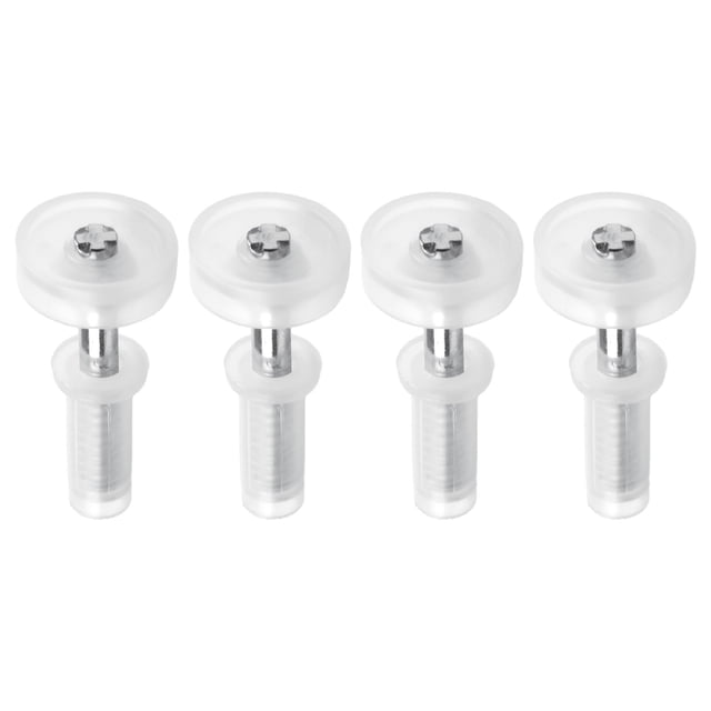 4 Pcs Roue de Guidage Supérieure de Porte à Deux Volets Pièces de Réparation de Quincaillerie de Porte d'Armoire à Deux Volets