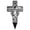 E, variant on CZSCPDAW 6 Inch Cross Memorial Metal Stake, Decorative Outdoor Accent for Lawn and Patio