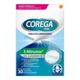 thumbnail image 4 of Tabletas limpiadoras Corega 3 Minutos 30 tabletas efervescentes, 4 of 4