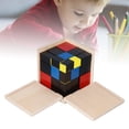 thumbnail image 3 of Mathematics Trinomial Toys, Bright Color Hinge Connection Easy Store Trinomial Block Toys  For Early Education For Kids Trinomial, 3 of 8