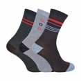 thumbnail image 1 of 6 Pack Mens Patterned Blue Argyle Striped Cotton Socks in a Gift Box, 1 of 2