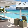 thumbnail image 2 of Devoko 2PCS 32 Gallon Outdoor Resin Deck Box with Seat, 2 of 8