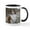 White/Black Inside, variant on CafePress - Sable Sheltie Hiker Mug - 11 oz Ceramic Mug - Novelty Coffee Tea Cup