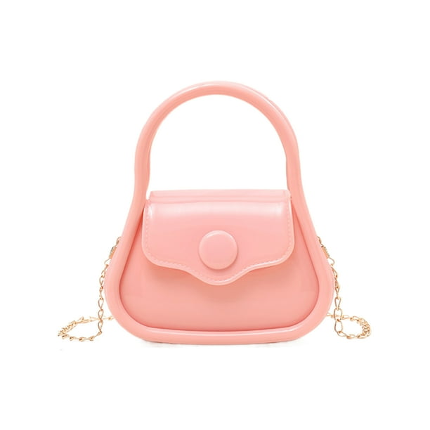 Qarigey Bolso compacto e impermeable de la jalea del silicon bolso elegante de la moda para mujer del paquete de Crossbody del PDA Bolsas de mensajero y de hombro rosa Walmart