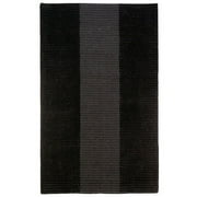 Home Trends Black Wool Rug