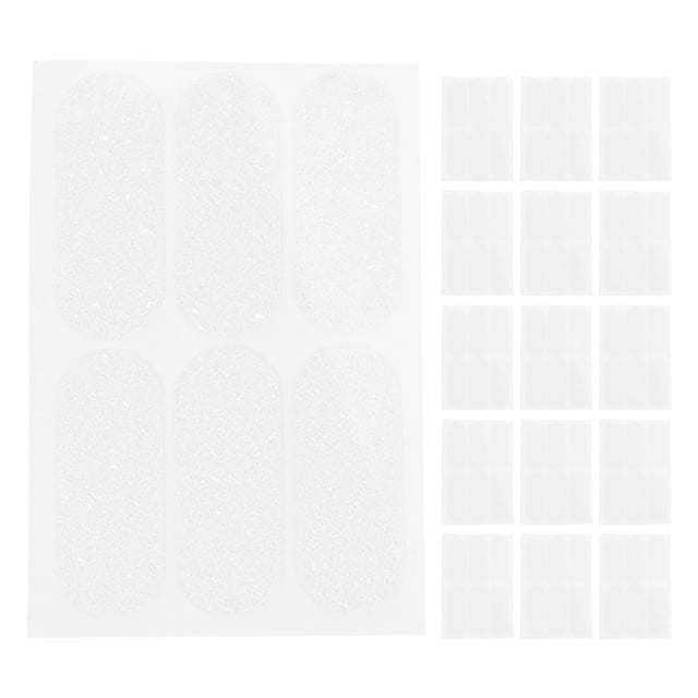 120Pcs Clear Ear Support Patches for Heavy Earrings Simple Design Transparent Strip with Notch