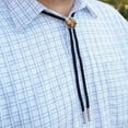 thumbnail image 3 of A Yawn is a Silent Scream for Coffee Funny Humor Western Southwest Cowboy Necktie Bow Bolo Tie, 3 of 4