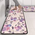 thumbnail image 2 of Kitchen Rugs Sets Of 2,Pioneer Flower Floral Print Pattern Anti Fatigue Kitchen Mat Rugs Non Slip Washable,Decorative Kitchen Floor Mats for Kitchen,Sink,Laundry,17"x47"+17"x47", 2 of 5