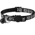 thumbnail image 1 of Cat Anti Strangulation Collar, 2 Pcs Adjustable Reflective Collar For Cat Kitten Puppy With Bell And Safety Buckle, 19-32Cm Black, 1 of 5
