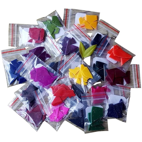 24 Colors Candle Wax Dye Blocks – Natural Soy Wax Dye for Candle Making, Safe Multicolor Dye for Soy, Paraffin & Beeswax – 2g Each (48g Total)