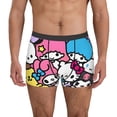 thumbnail image 3 of Lsque Sanrio Pattern Men’s Total Support Pouch Boxer Briefs, X-Temp Cooling, Moisture-Wicking Underwear, Regular, Long-leg and Trunk-XX-Large, 3 of 7