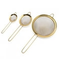 thumbnail image 3 of Stainless Steel Fine Mesh Oil Strainer Flour Colander Sieve Sifters with Long Handle for Kitchen Food, 3 of 14