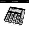thumbnail image 7 of madesmart Classic Large Silverware Tray with Soft Grip Lining, Granite, 7 of 7