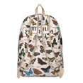 thumbnail image 4 of Aesthetic Butterfly and Flowers Pattern Vintage Backpack – Durable Oxford Material Travel Backpack with Large Capacity and Anti-theft Multifunctional Features for Students, Travelers, and Women, 4 of 5