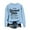 Light Blue, variant on Women Blouses Ladies Sweatshirt with Zipper Long Sweatshirt Leggings Women Shirt Sports Loose Casual Top Cute Ladies Sweatshirts over Men Light Weight Womens Neck Long Sleeve Women's Petite Light