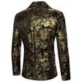 thumbnail image 4 of Jackets for Men Plus Size Blazer Formal Wedding Dressing Suits Casual Suit Dress Suit Jacket,Coats for Men Gold, 4 of 4