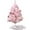 Pink, variant on 24 Inch 2 FT Pre-lit Mini Christmas Tree Small Tabletop Pink Christmas Tree with LED Lights Hanging Ornaments and Tree Skirt Xmas Decorations for Holiday Party Home