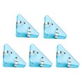 thumbnail image 1 of 5pcs Triangular Corner Paper Clips Test Paper Organizer Office File Classification Folder with Metal Spring Clamp Prevents Page Curling Office Document Clip for Students, 1 of 8