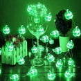 thumbnail image 4 of St. Patrick's Green LED Light Sets Decorative Lights with 10 Clover Bulbs Battery Operated for St Patricks Day Indoor Outdoor Home Garden Party Decor 3ft Strands &CUSTOM Storage Carrier, 4 of 7