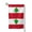 Square, variant on Lebanese-Flag Garden Flag Vertical Double Sided Yard Outdoor Decoration 12.5 x 18 Inch Square