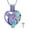 Colorful, variant on Hollow Parrot Urn Necklace Heart Shape Cremation Jewelry with Hollow Urn Pendant Memorial Jewelry for Human Ashes Urn Necklace