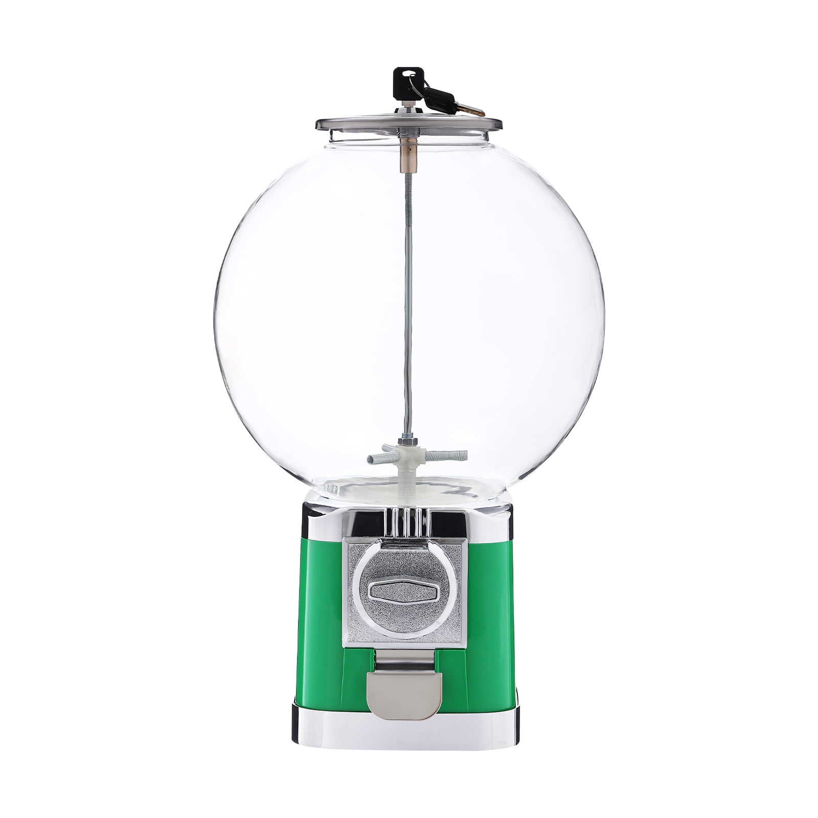 19.7" Tall Gumball Machine 375 Gumballs Candy Vending Machine for Commercial Home Green