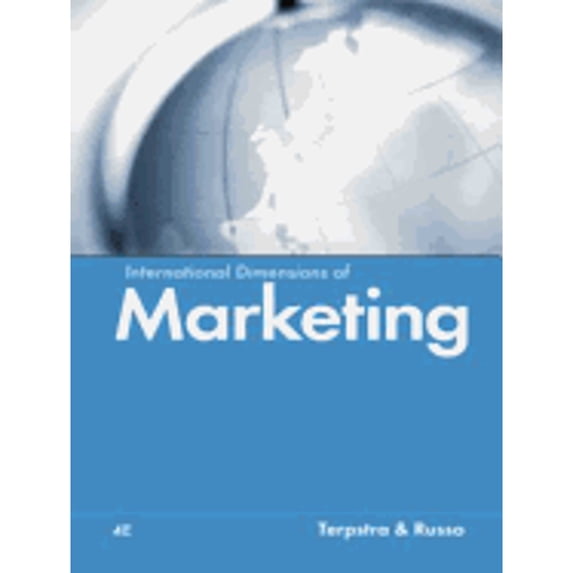 International Dimensions of Marketing (Paperback) by Vern Terpstra, Lloyd Russow