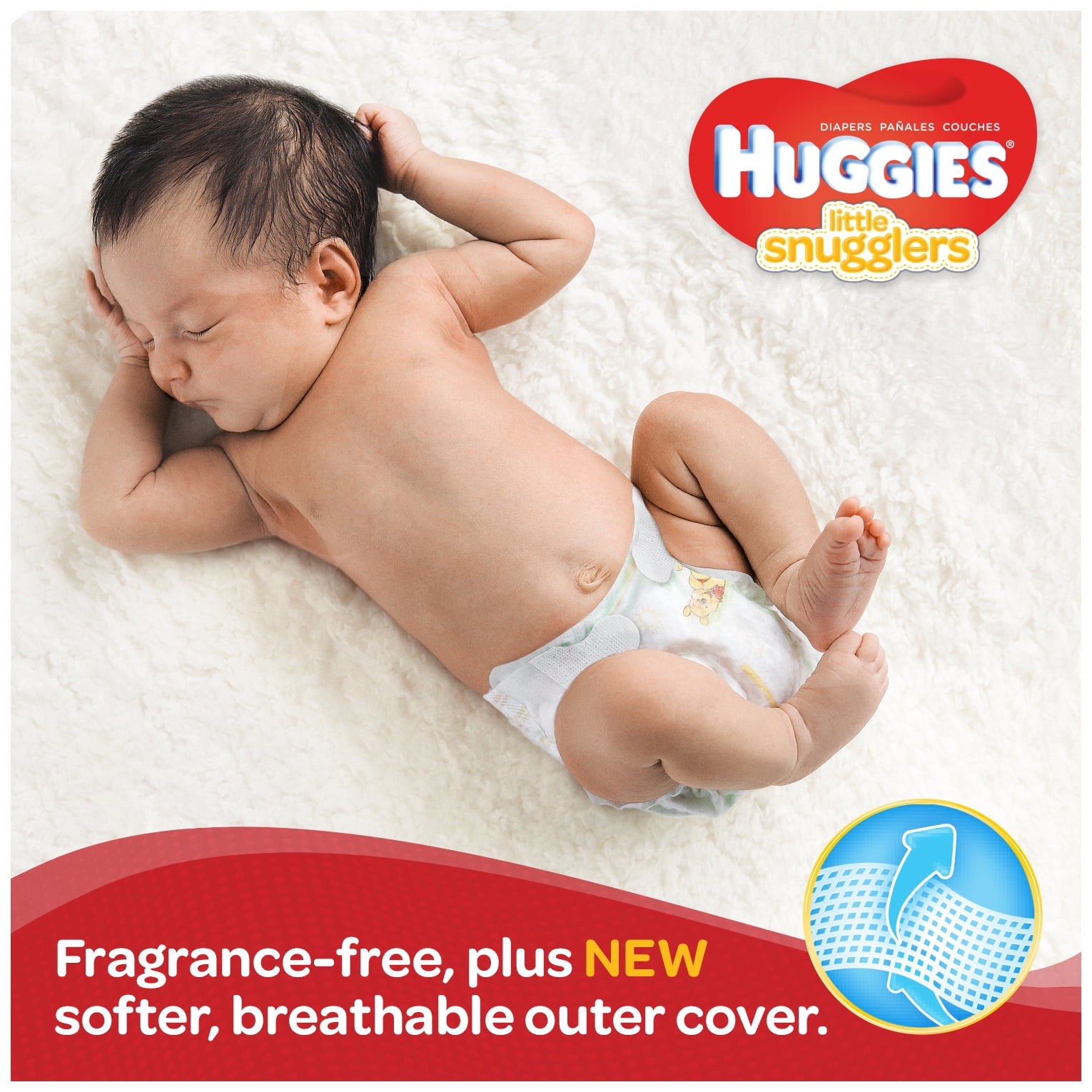 HUGGIES Little Snugglers Diapers Size 1, 35 Diapers