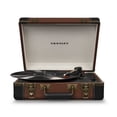 thumbnail image 3 of Crosley Executive Deluxe USB Bluetooth Portable Suitcase Record Player with 3-speed Turntable - Red - CR6019D-RE, 3 of 3