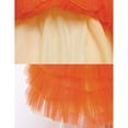 thumbnail image 6 of Pumpkin Princess Costume for Girls Birthday Party Tutu Fancy Dress Up, 2-7Y, 6 of 7