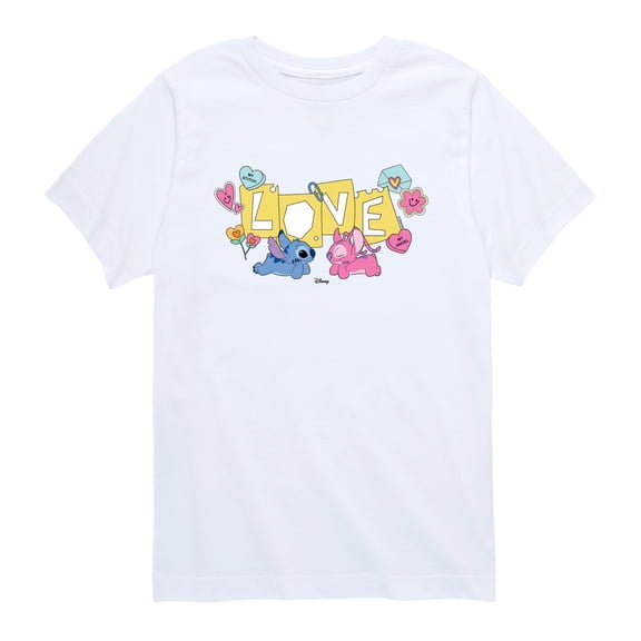 Lilo & Stitch - Love Notes Toddler Boys' Toddler Short Sleeve Graphic T-Shirt