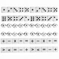 thumbnail image 1 of TISHITA 4X 30Pcs Mathematical Dice Supplies Learning Educational Die Set for Student 4 Pcs, 1 of 8