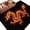 Orange, variant on Round Area Rug 8 Ft, Dragon Flames Washable Non-Slip Circle Carpet for Living Room/Bedroom, Yellow Dragons Abstract Modern Art Collection Low-Profile Large Area Rugs for Indoor