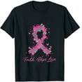 thumbnail image 3 of Oplxuo Breast Cancer Shirts Women Pink Ribbon Shirt Breast Cancer Awareness T-Shirt Short Sleeve Crewneck Loose Tee Tops, 3 of 3