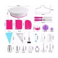 thumbnail image 4 of Kit De Decoración Pasteles Base Giratoria Boquillas 307pcs ROSA BLANCO, 4 of 5