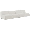 thumbnail image 1 of Meridian Furniture Miramar Crème Durable Lin Texturé Sofa Modulaire, 1 of 9