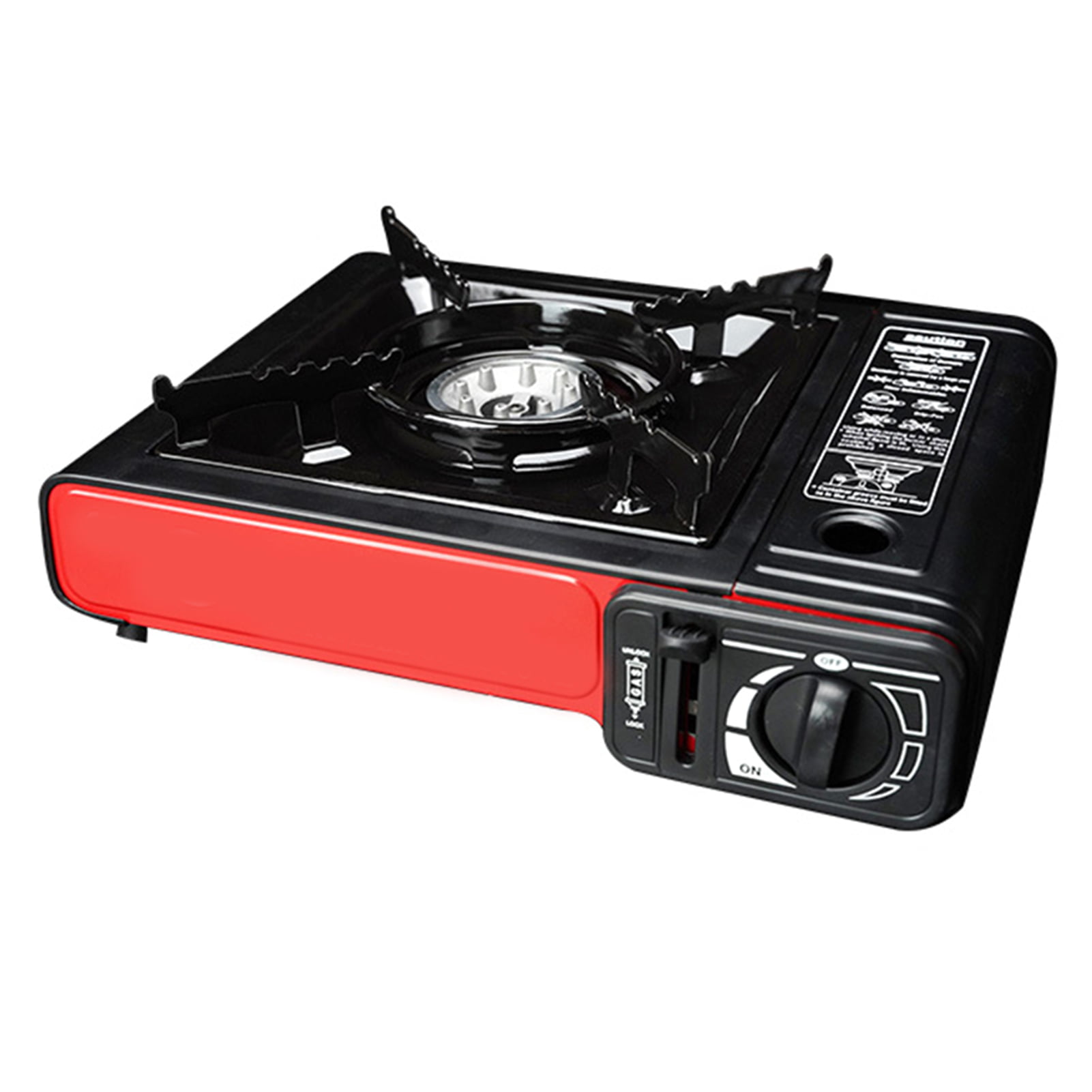 Odoland Gas Camping Stove 3 Burner Portable Tabletop Propane Camping Stove for Camping and Outdoor Cooking Grill 