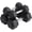 70LB, variant on Hex Dumbbells Set for Home Gym 70LB Total – PVC/PEV Coated, Anti-Roll Design, Non-Slip Grip, Cast Iron Core – Versatile Strength Training Weights