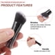 thumbnail image 3 of Set de Brochas de Maquillaje Unique Bargains Kit de Brochas de Maquillaje Versátil Brochas de Maquillaje Puff de Polvo Cobertura Completa de Necesidades de Maquillaje Negro 14 Pcs, 3 of 6