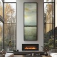 thumbnail image 4 of Large Framed Canvas Art Abstract Sky Landscape Print for Vintage Living Room Bedroom Wall Decor - 60"x20" Black Framed, 4 of 6