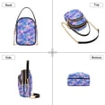 thumbnail image 3 of FORMRS Crossbody Bag for Women Quilted Travel Shoulder Cell Phone Purse with Chain Strap Handbag, Pink Starfish Pattern, 3 of 7