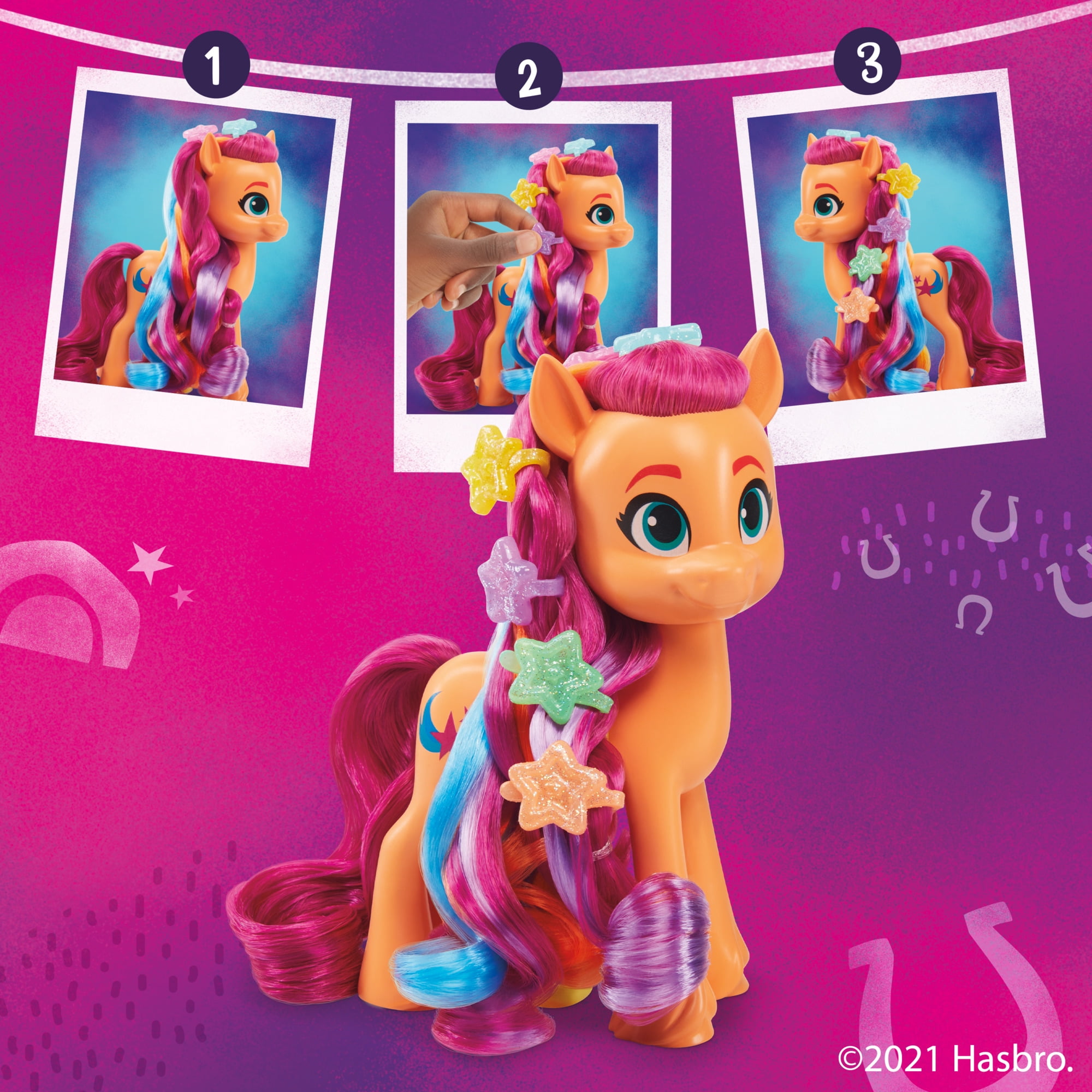 My Little Pony: A New Generation Rainbow Reveal Sunny Starscout 6-inch  Orange Pony Toy