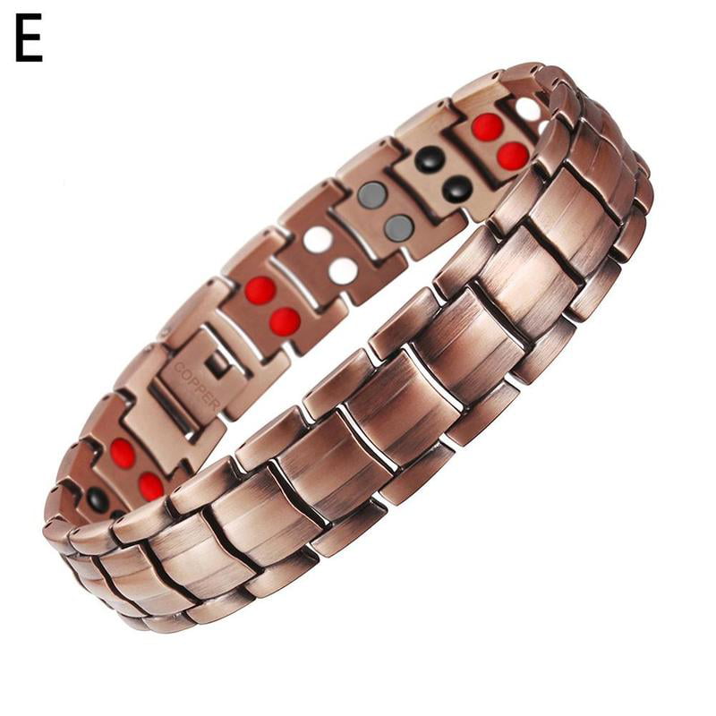 Buy SB HERBAL JAPAN Bio Magnetic Therapy golden Double Ton Titanium Energy  Health Metal Bracelet For Men & women 1 pc Online at Low Prices in India -  Amazon.in