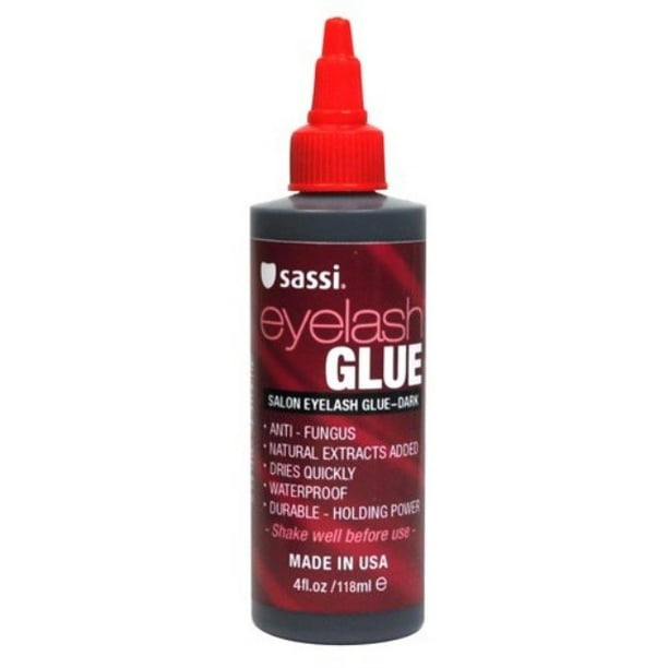 Sassi Salon Eyelash Glue, Dark, 4 Ounce